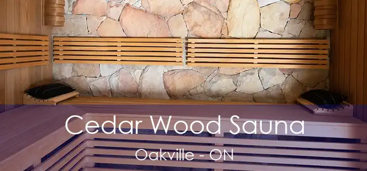  Cedar Wood Sauna Oakville - ON