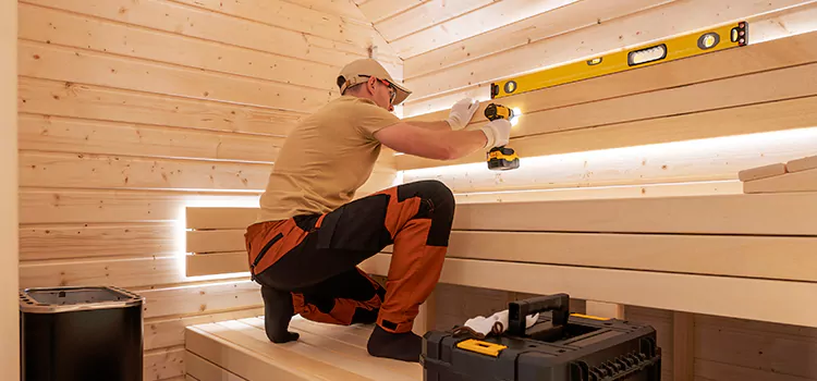 Residential Sauna Assembly And Installation in Oakville, Ontario
