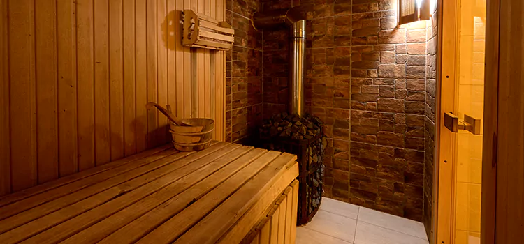 Traditional Sauna Cabin Conversion in Oakville, Ontario