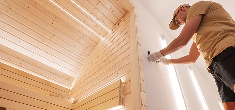 Luxury Spa-grade Sauna Setup in Oakville, Ontario