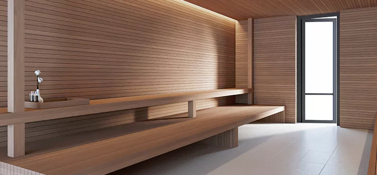 Spruce Wood Sauna Maintenance in Oakville, ON