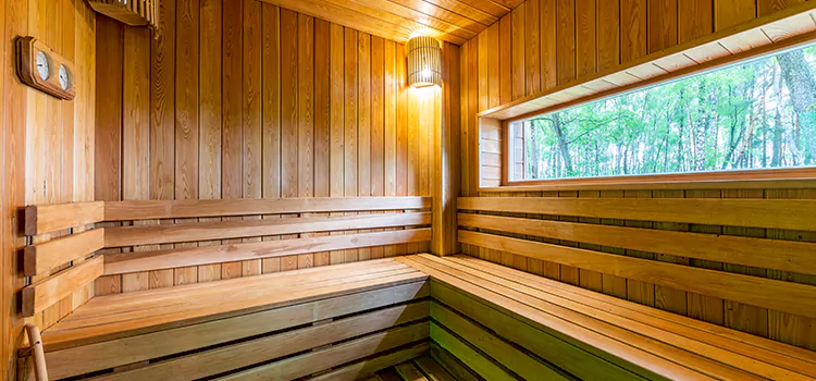 Indoor Modern Sauna Setup Services in Oakville, ON