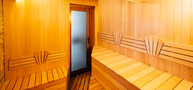 Old Cabin Conversion To Sauna in Oakville, Ontario