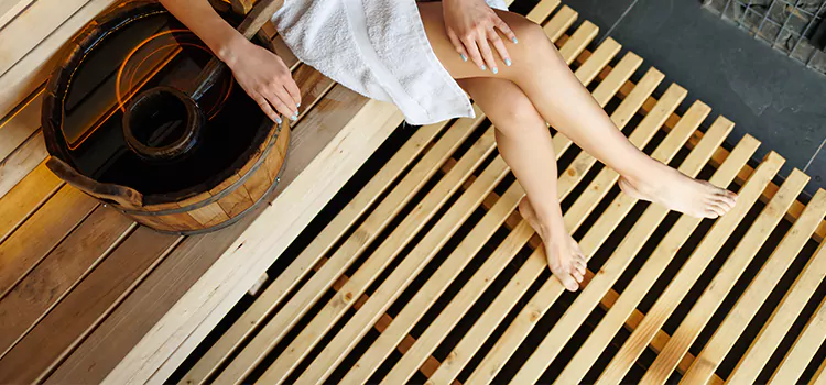 Composite Sauna Deck Installation in Oakville, ON