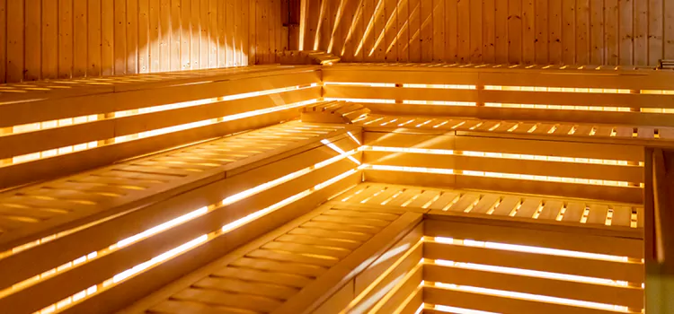 Renovation of Sauna for Gym in Oakville, Ontario
