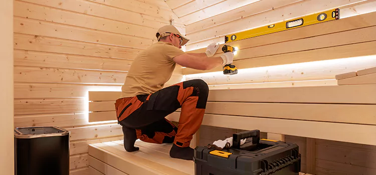 Outdoor Sauna Installation Service in Oakville, ON