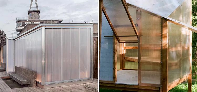 Transparent Wall Sauna in Oakville, ON