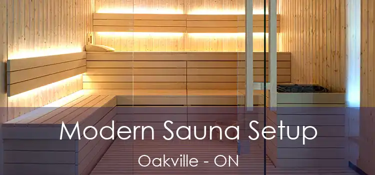  Modern Sauna Setup Oakville - ON