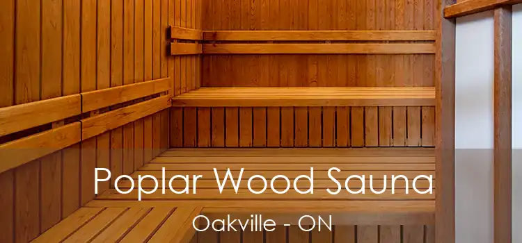  Poplar Wood Sauna Oakville - ON